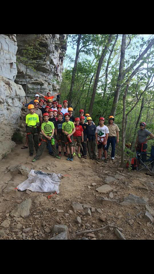 Rock climbing