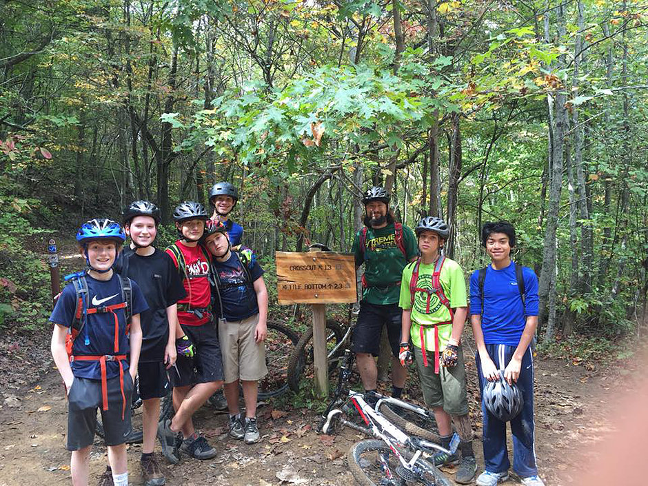 Mountain biking